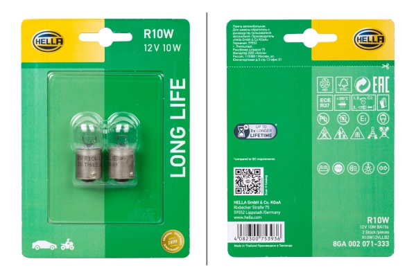 Gloeilamp, parkeer- / begrenzingslicht Hella 8GA 002 071-333