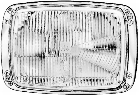 Koplamp Hella 1AE 001 103-031