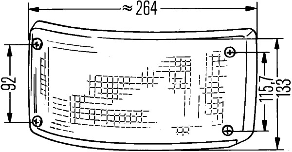 Hella Knipperlicht 2BA 005 603-001