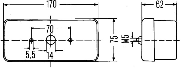 Hella Achterlicht 2SD 002 582-011