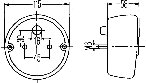 Hella Achterlicht 2SD 001 679-001