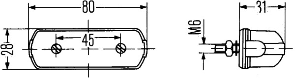 Hella Kentekenverlichting 2KA 001 389-101