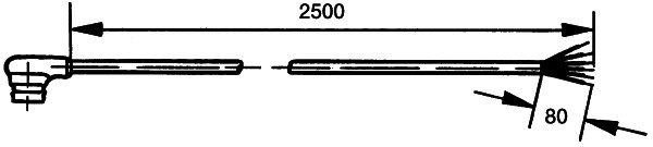 Buitenspiegel kabelset Hella 8KA 562 671-002