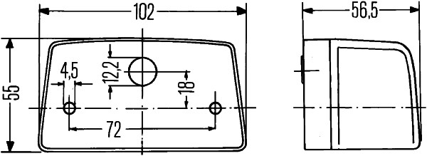 Hella Kentekenverlichting 2KA 998 523-131