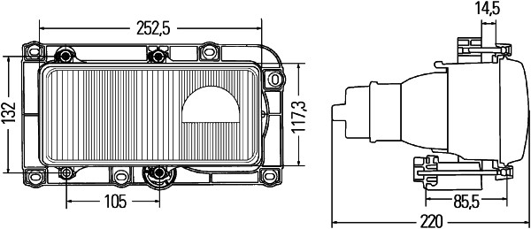 Hella Koplamp 1DL 007 872-071