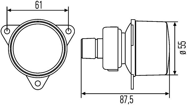 Hella Mistlampen  2PF 008 221-011