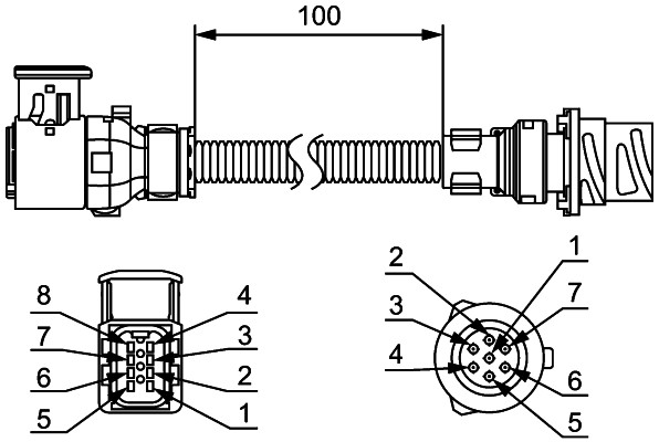 Hella Kabelverbinding 8KA 211 923-002