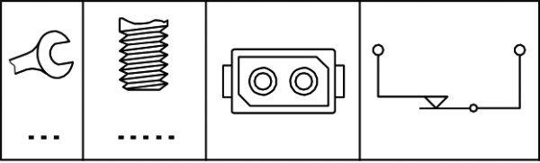 Hella Remlichtschakelaar 6DF 006 095-001