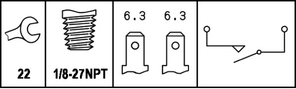 Hella Remlichtschakelaar 6DF 007 669-001