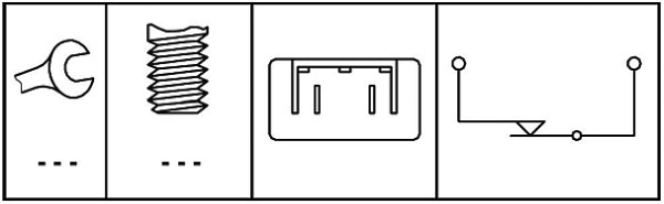 Hella Remlichtschakelaar 6DD 008 622-621