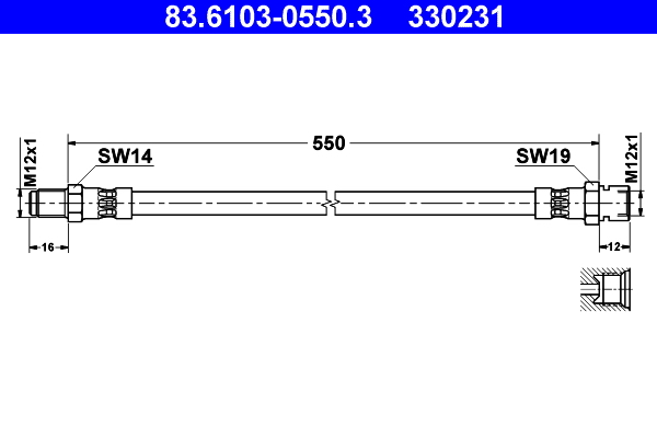 Remslang ATE 83.6103-0550.3