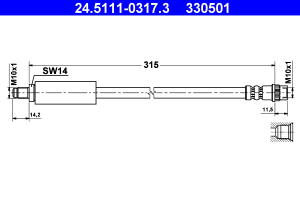 Remslang ATE 24.5111-0317.3