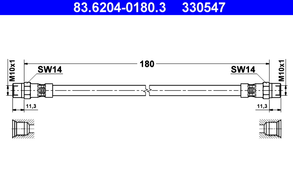 Remslang ATE 83.6204-0180.3