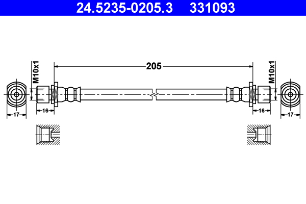 Remslang ATE 24.5235-0205.3