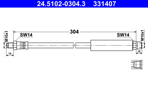 Remslang ATE 24.5102-0304.3