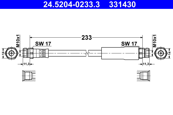 Remslang ATE 24.5204-0233.3