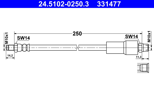 Remslang ATE 24.5102-0250.3