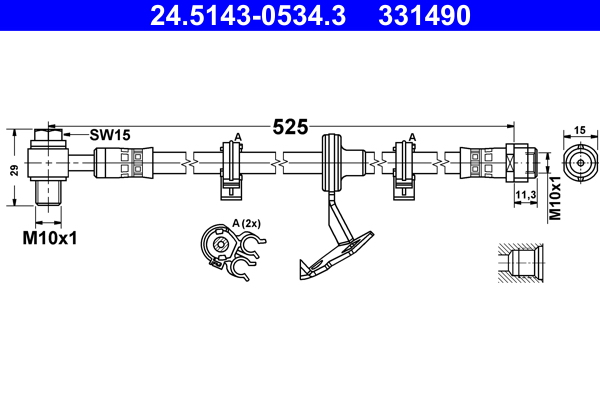 Remslang ATE 24.5143-0534.3