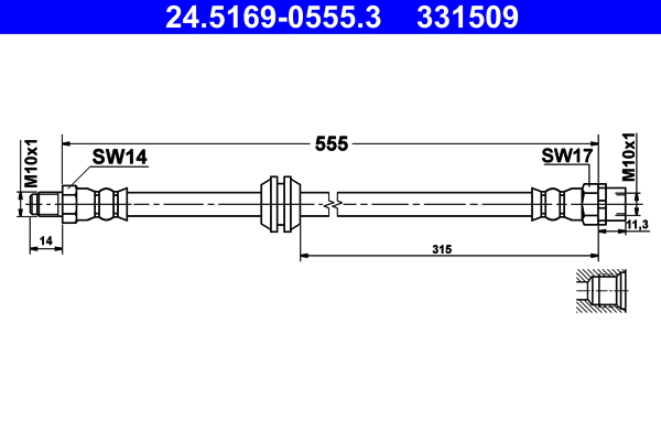 Remslang ATE 24.5169-0555.3