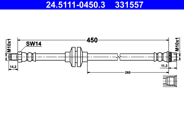 Remslang ATE 24.5111-0450.3