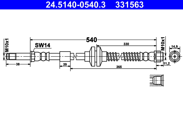 Remslang ATE 24.5140-0540.3