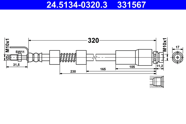 Remslang ATE 24.5134-0320.3