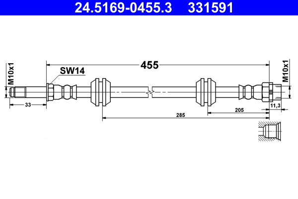 Remslang ATE 24.5169-0455.3