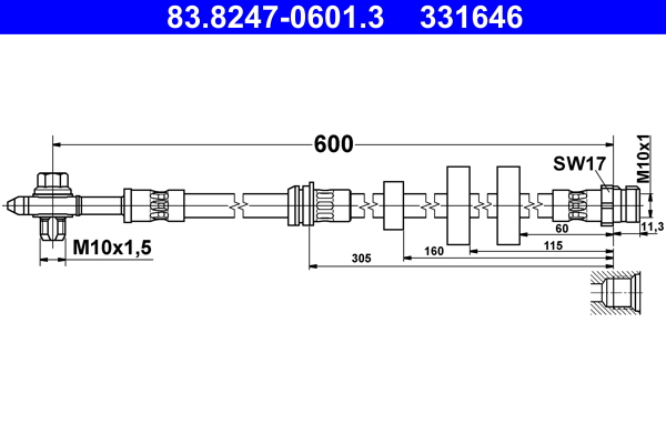 Remslang ATE 83.8247-0601.3