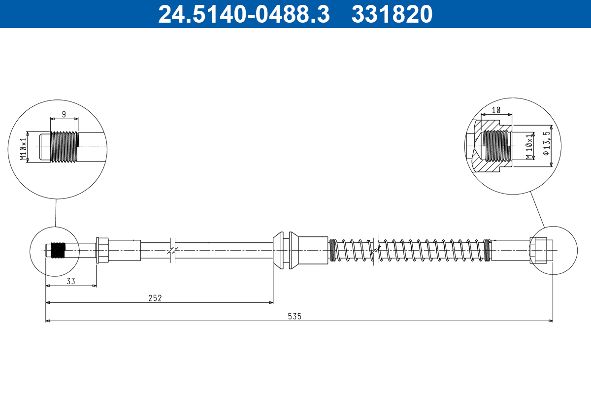 Remslang ATE 24.5140-0488.3