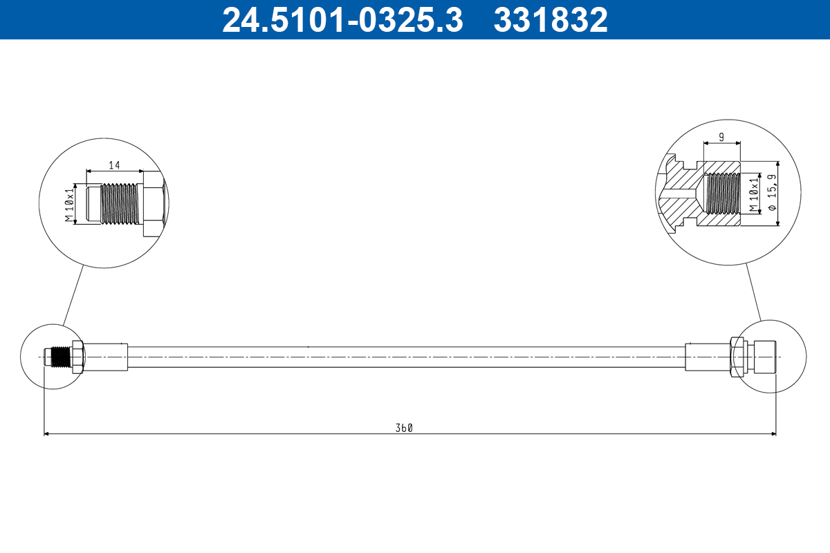 Remslang ATE 24.5101-0325.3