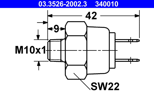 Remlichtschakelaar ATE 03.3526-2002.3