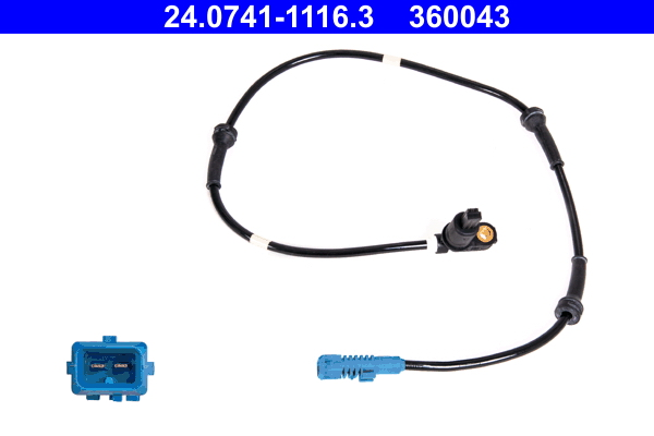 ABS sensor ATE 24.0741-1116.3