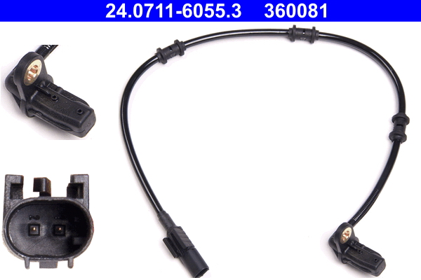 ABS sensor ATE 24.0711-6055.3