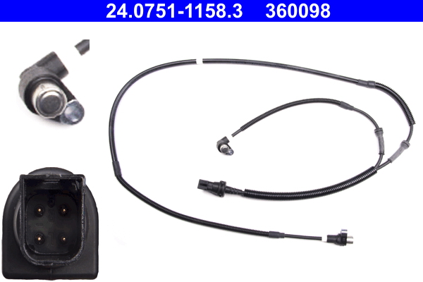 ABS sensor ATE 24.0751-1158.3