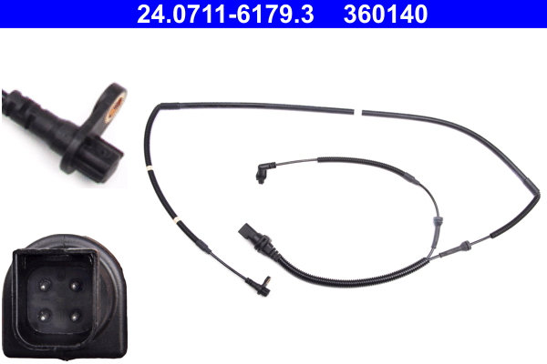 ABS sensor ATE 24.0711-6179.3