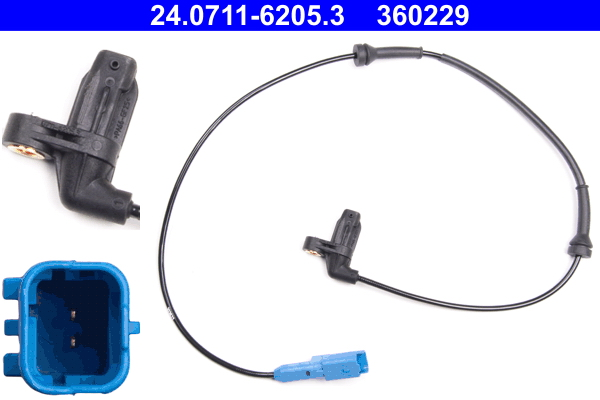 ABS sensor ATE 24.0711-6205.3