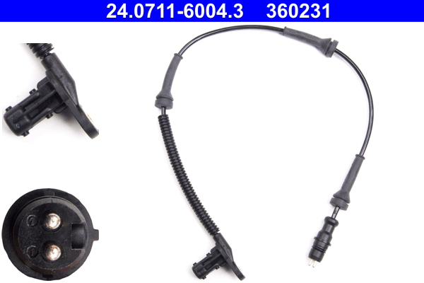 ABS sensor ATE 24.0711-6004.3