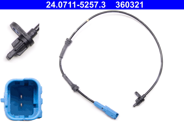 ABS sensor ATE 24.0711-5257.3