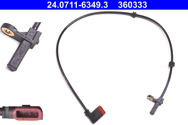 ABS sensor ATE 24.0711-6349.3