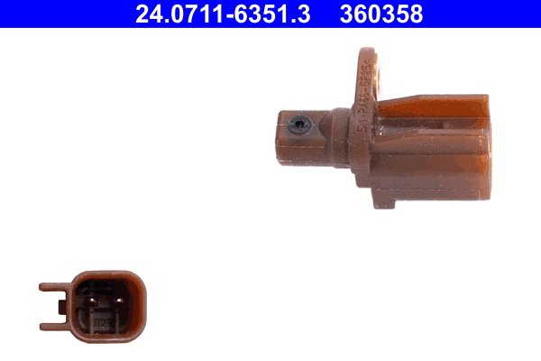 ABS sensor ATE 24.0711-6351.3