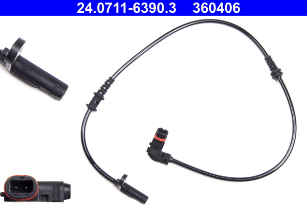 ABS sensor ATE 24.0711-6390.3