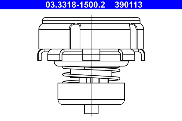 Hoofdremcilinder reparatieset ATE 03.3318-1500.2