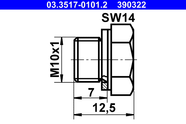 Rem onderdeel ATE 03.3517-0101.2