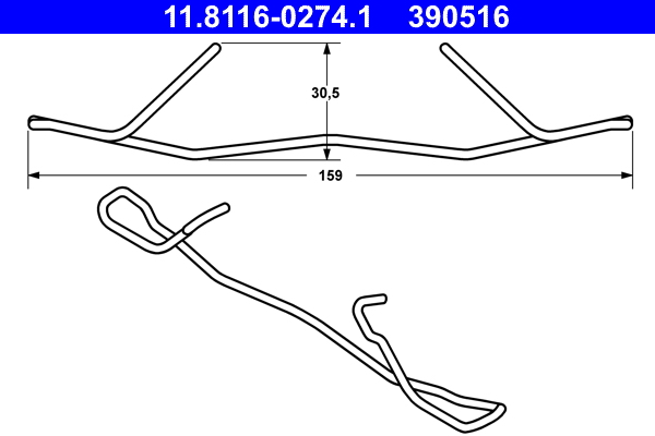 Remklauw revisie ATE 11.8116-0274.1