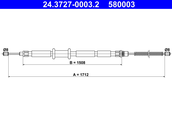 Handremkabel ATE 24.3727-0003.2