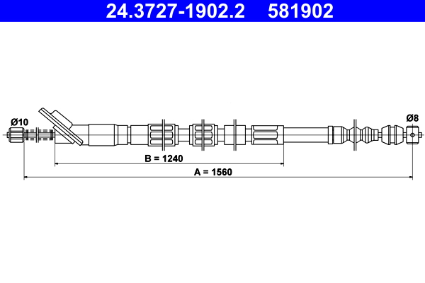 Handremkabel ATE 24.3727-1902.2