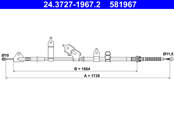 Handremkabel ATE 24.3727-1967.2