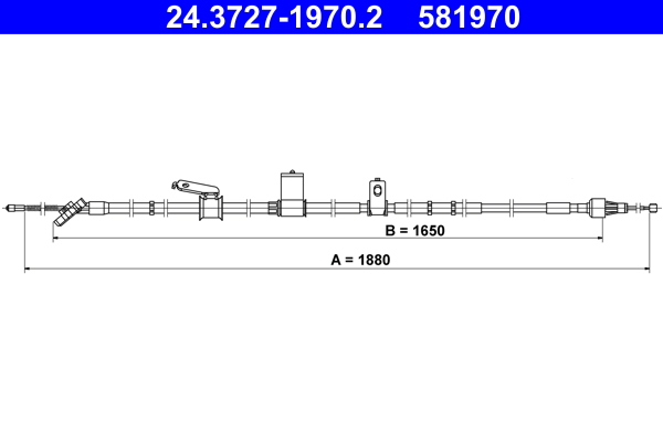 Handremkabel ATE 24.3727-1970.2