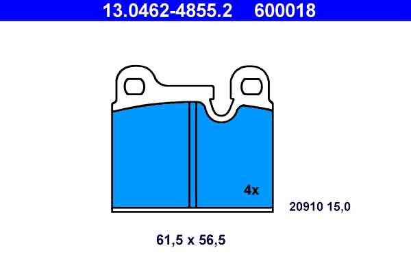 Remblokset ATE 13.0462-4855.2