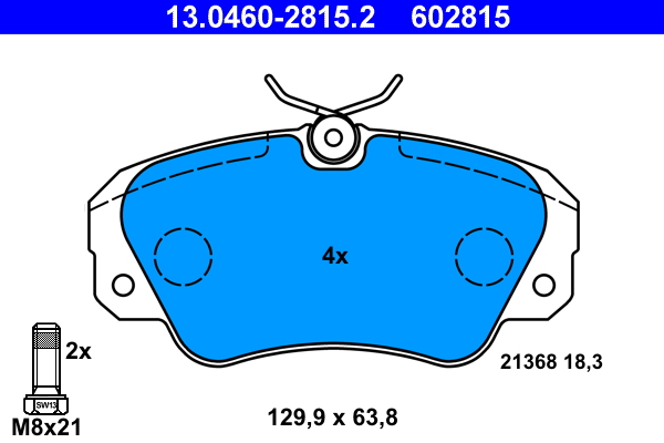 Remblokset ATE 13.0460-2815.2